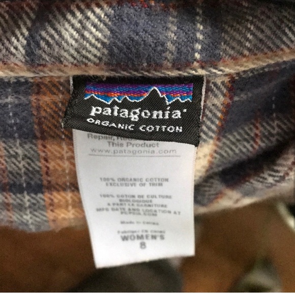 Patagonia | Fjord Flannel Shirt size 8 - Picture 3 of 3
